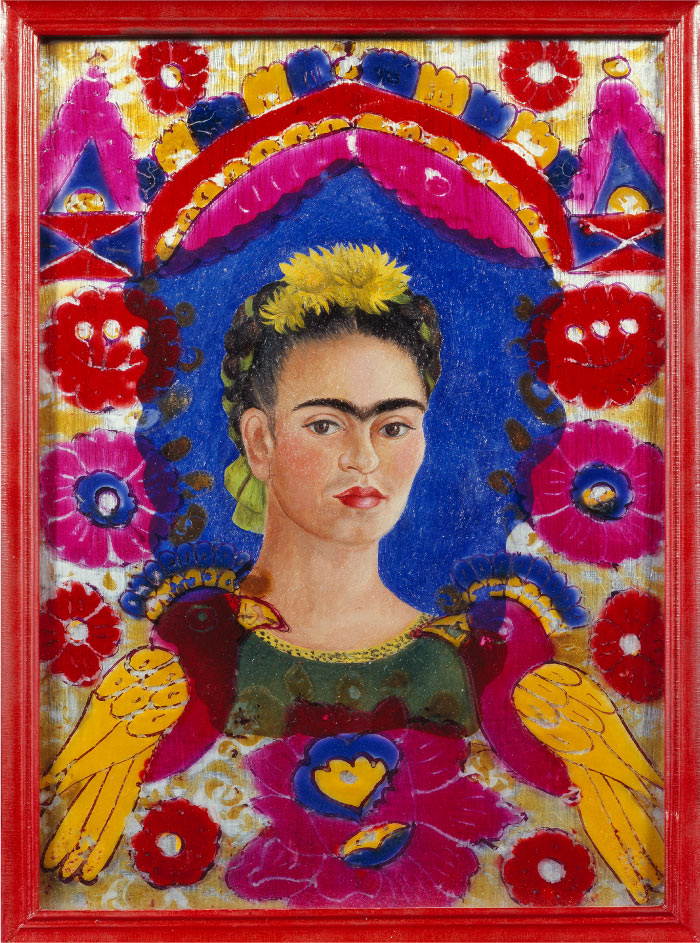 弗里达·卡罗（Frida Kahlo，墨西哥）高清作品-弗里达·卡罗自画像 1938年