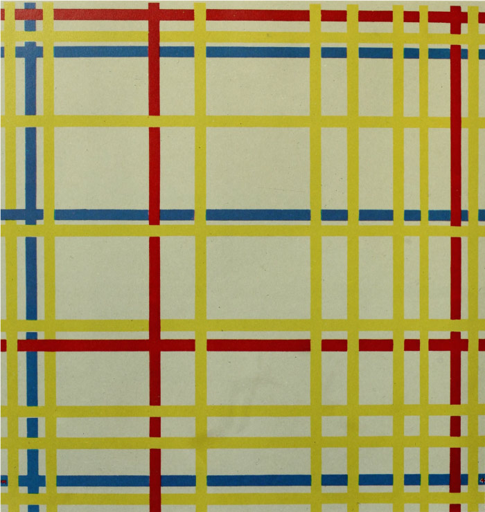 皮特·蒙德里安(Piet Mondrian)高清作品-纽约市 I