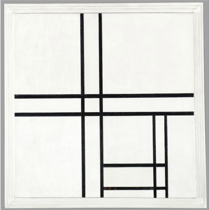 皮特·蒙德里安(Piet Mondrian)高清作品-平面构图