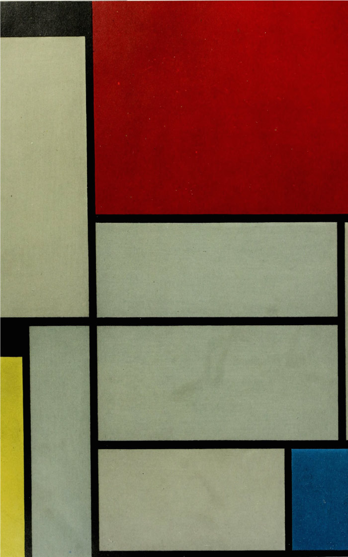 皮特·蒙德里安(Piet Mondrian)高清作品-提琴 I