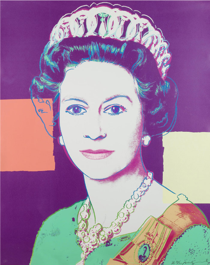安迪·沃霍尔(Andy Warhol)-英国女王伊丽莎白二世，1985 (38)