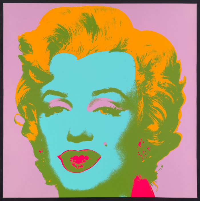 安迪·沃霍尔(Andy Warhol)-玛丽莲·梦露头像 (7)