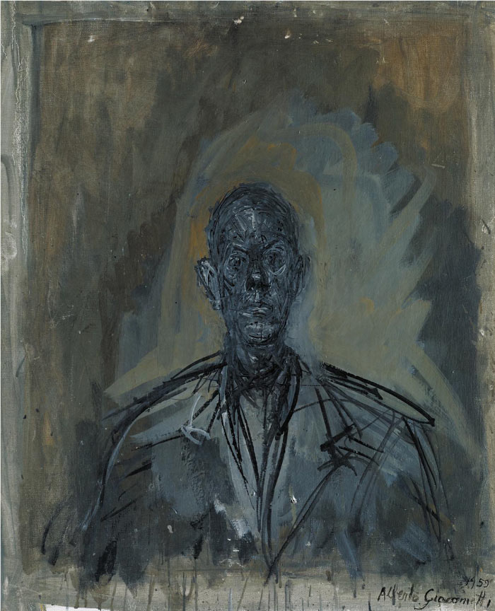 阿尔贝托·贾科梅蒂（Alberto Giacometti）-弟弟迭戈. 1959