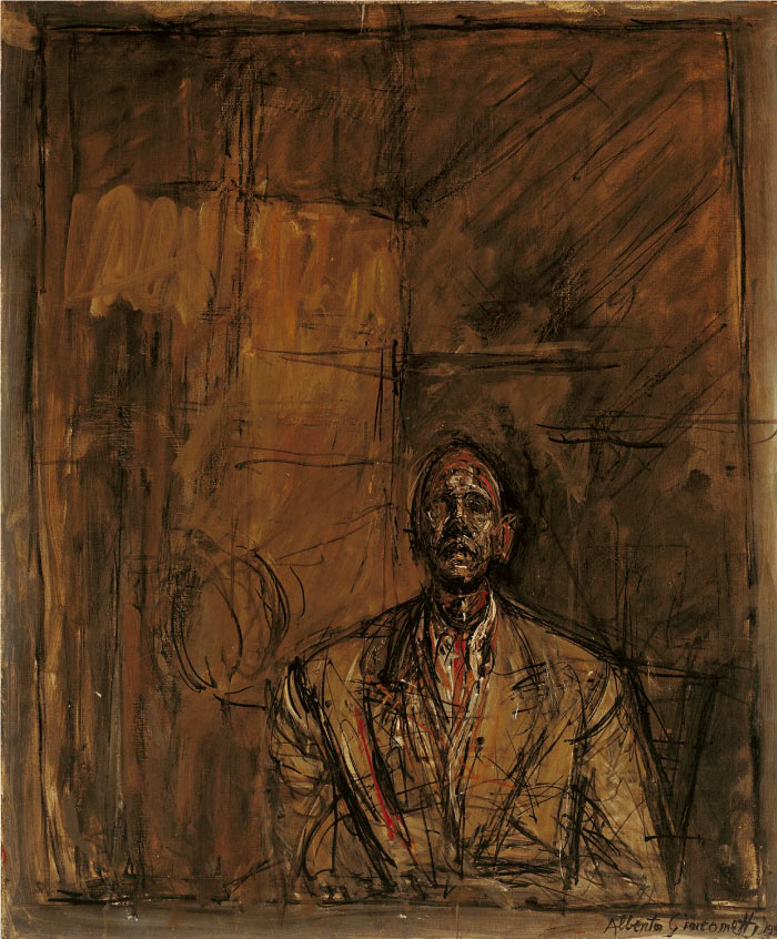 阿尔贝托·贾科梅蒂（Alberto Giacometti）-Jean Genet. 1954