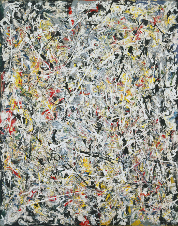 杰克逊·波洛克(Jackson Pollock)高清作品- (16)白光White Light