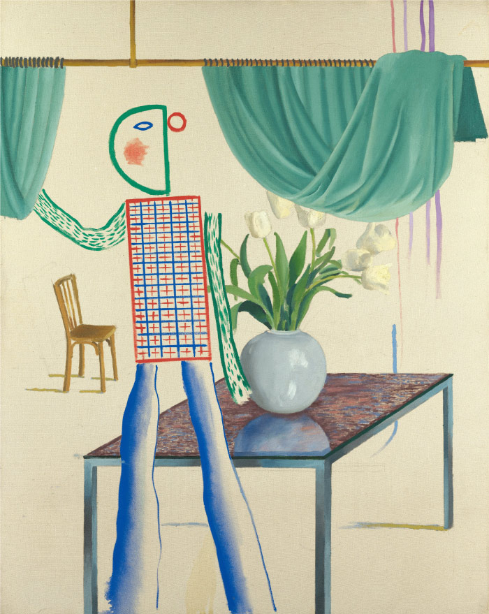 大卫·霍克尼（David Hockney，英国）高清作品-1975年发明人类揭示静物