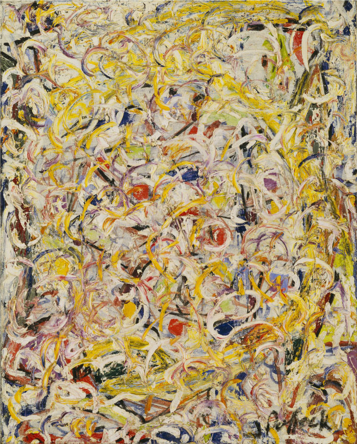 杰克逊·波洛克(Jackson Pollock)高清作品- (15)闪光物质Shimmering Substance