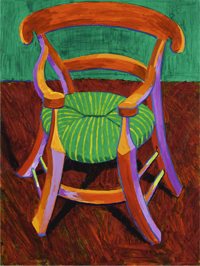 大卫·霍克尼（David Hockney，英国）高清作品-1988奥古斯丁椅（亚克力）