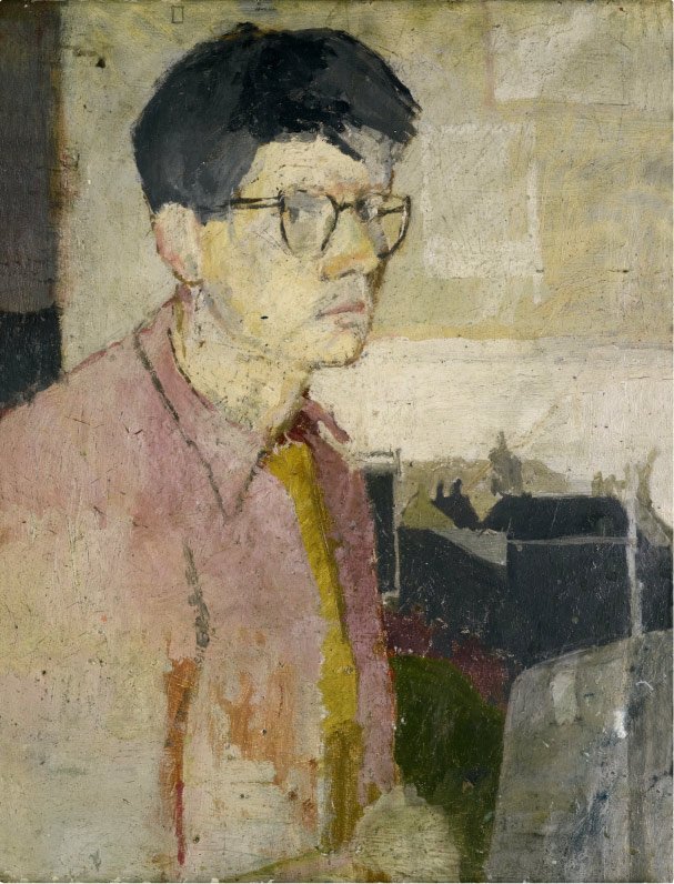 大卫·霍克尼（David Hockney，英国）高清作品-1954年 个人肖像