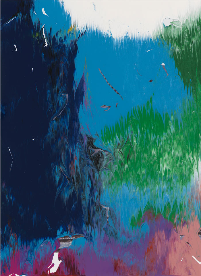 格哈德·里希特 (Gerhard Richter)高清作品 -032 2008 29 cm x 21 cmLacquer on printed paper