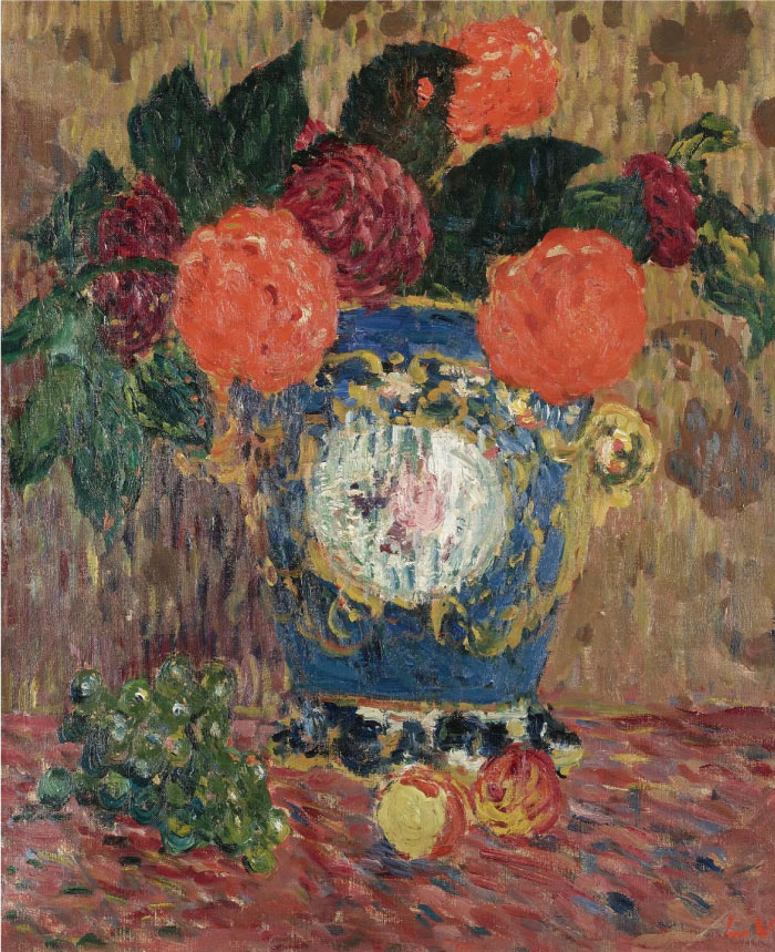 路易斯·沃塔特(Louis Valtat)高清作品-《花束》，1908年10