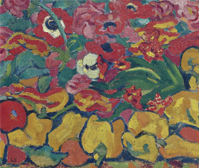 路易斯·沃塔特(Louis Valtat)高清作品-《花与果》，1906年
