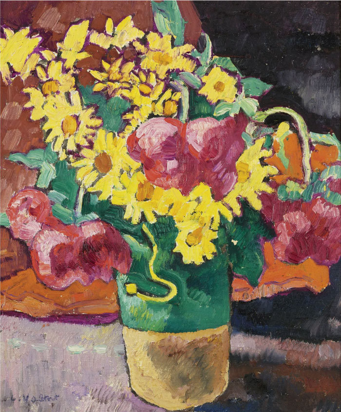 路易斯·沃塔特(Louis Valtat)高清作品-郁金香和雏菊