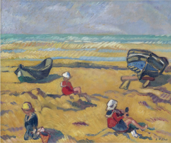 路易斯·沃塔特(Louis Valtat)高清作品-《海边》,1913年
