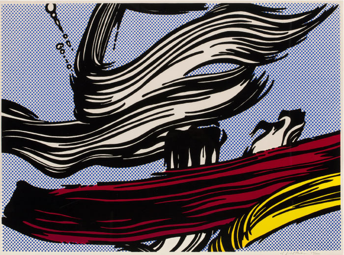 罗伊·利希滕斯坦（Roy Lichtenstein）高清作品-(11)笔触