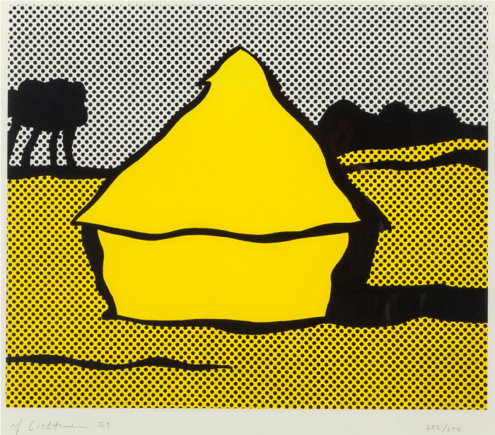 罗伊·利希滕斯坦（Roy Lichtenstein）高清作品-(32)草堆