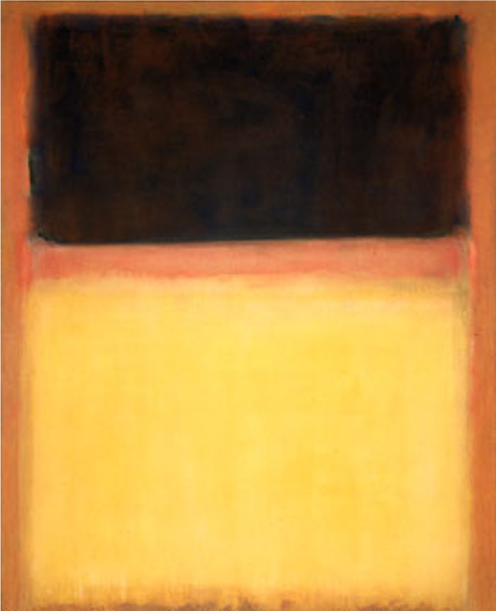 马克·罗斯科 (Mark Rothko)高清作品-9号（《地球上的黑暗》），1954年