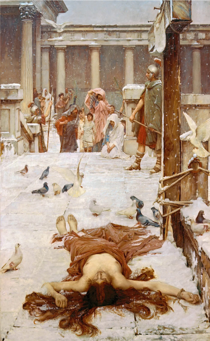 沃特豪斯(John William Waterhouse) 高清作品-90 圣尤拉莉娅