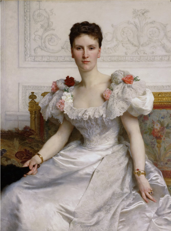 ·阿道夫·布格罗（William Adolphe Bouguereau)高清作品-坎巴切夫人画像