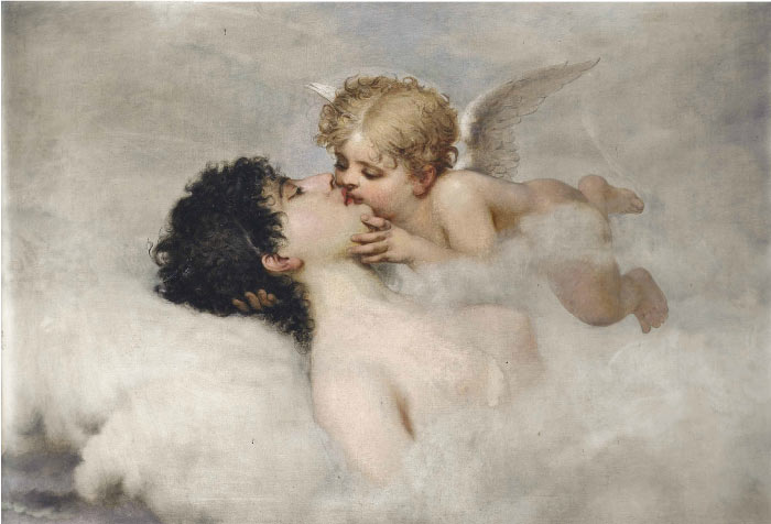 威廉·阿道夫·布格罗(William Adolphe Bouguereau)高清作品-天使的吻