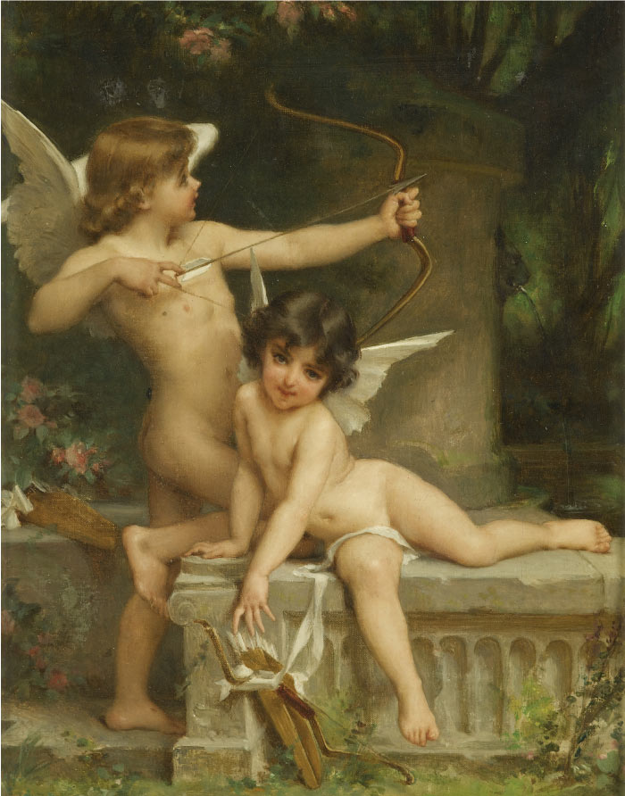 威廉·阿道夫·布格罗(William Adolphe Bouguereau)高清作品-小天使