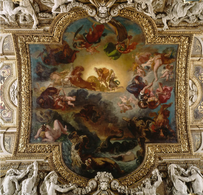 欧仁·德拉克鲁瓦（Eugene Delacroix）高清作品 -宗教天顶画欣赏