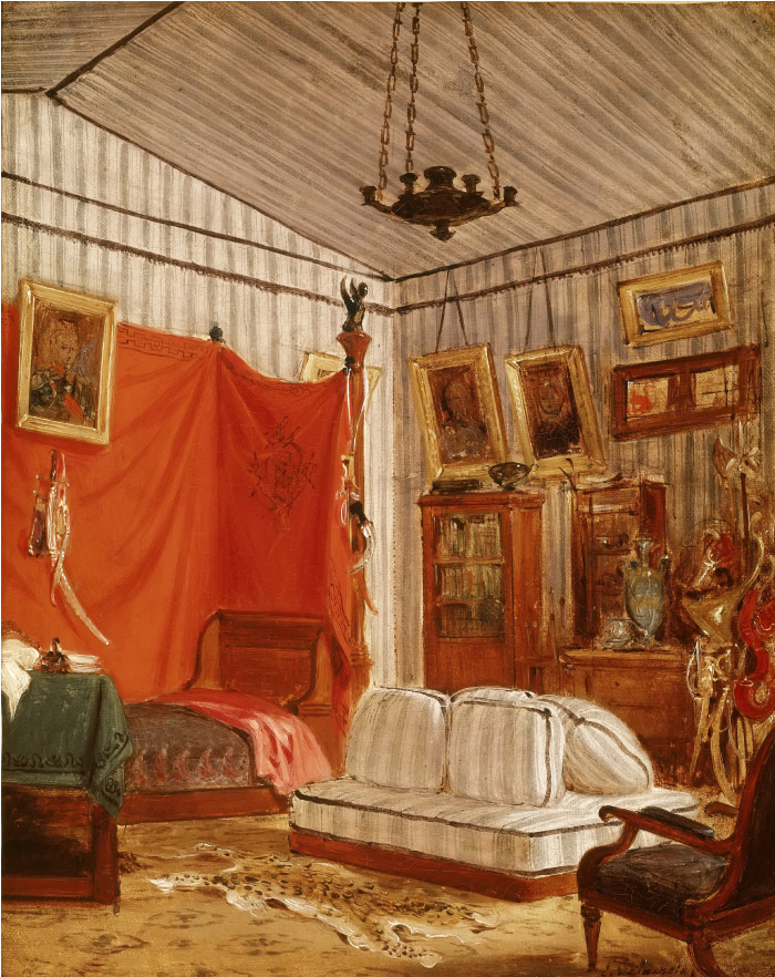 欧仁·德拉克鲁瓦(Eugene Delacroix)高清作品 -莫尔尼公爵的公寓