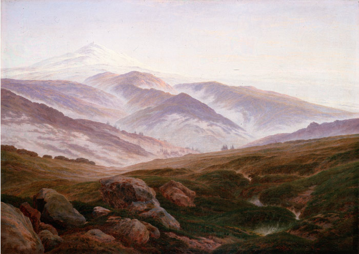 卡斯珀·大卫·弗里德里希（Caspar David Friedrich）高清作品 (23)-大山的记忆