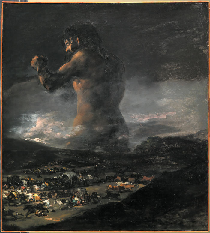 戈雅 （Francisco de Goya y Lucientes）高清作品-巨人