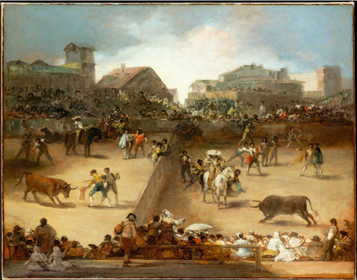 戈雅 （Francisco de Goya y Lucientes）高清作品-分圈斗牛