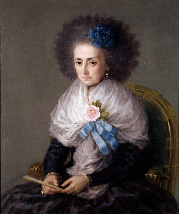 戈雅 （Francisco de Goya y Lucientes）高清作品-玛丽亚·安东尼娅·冈萨加是维拉夫兰卡的寡妇