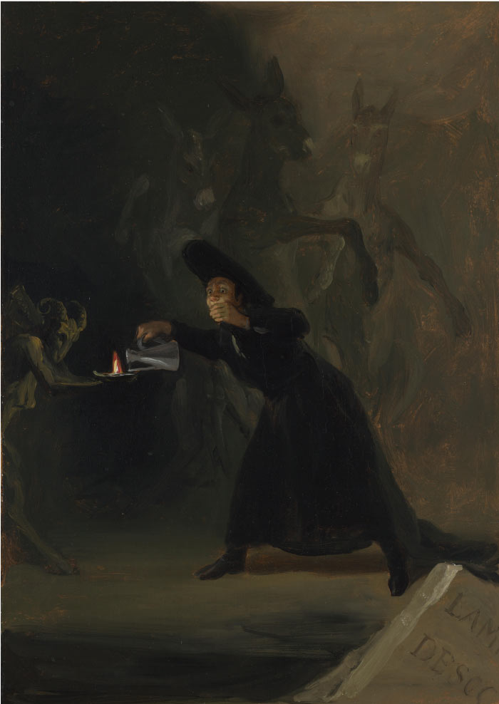 戈雅 (Francisco de Goya y Lucientes)高清作品-魔鬼之灯