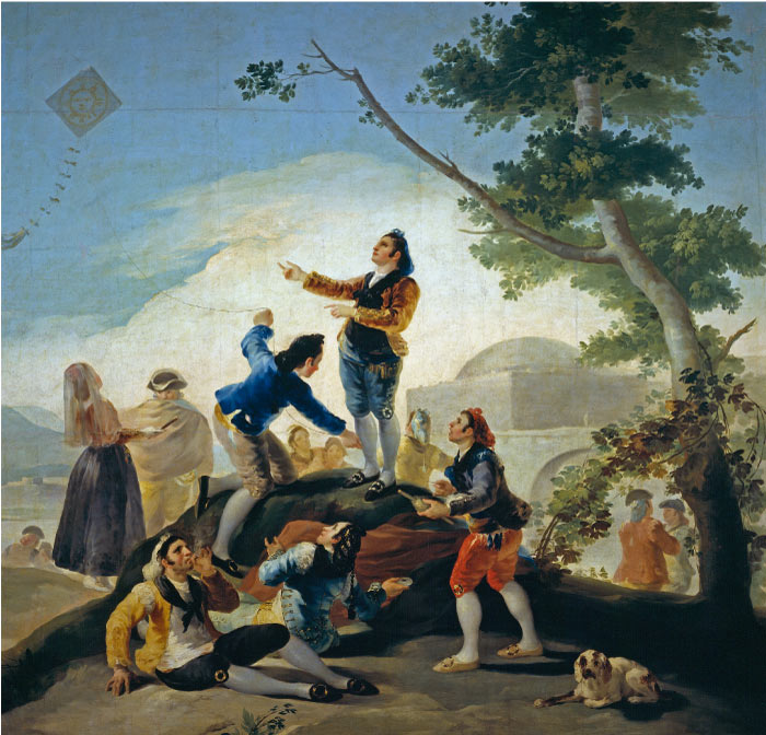 戈雅 （Francisco de Goya y Lucientes）高清作品-风筝