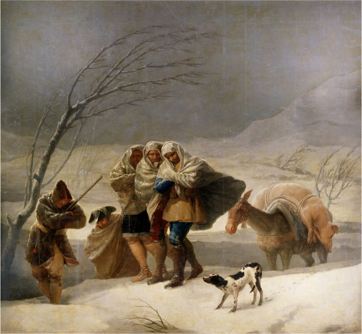 戈雅 （Francisco de Goya y Lucientes）高清作品-冬