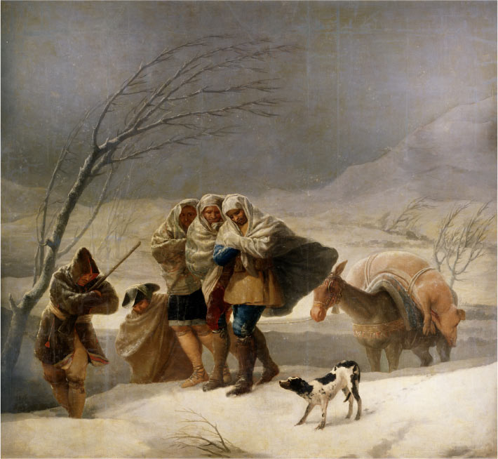 戈雅 (Francisco de Goya y Lucientes)高清作品-冬