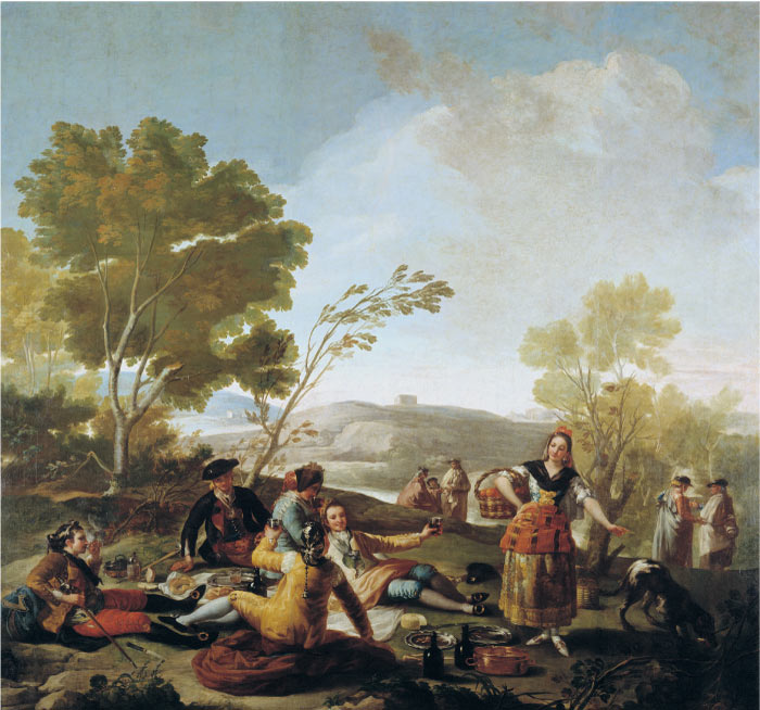 戈雅 （Francisco de Goya y Lucientes）高清作品-野餐