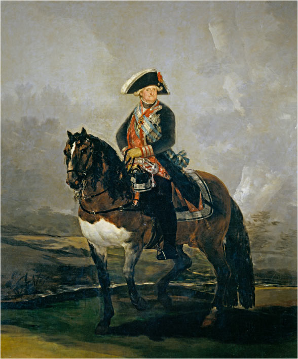 戈雅 （Francisco de Goya y Lucientes）高清作品-骑马的将军