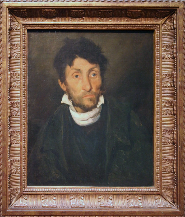 西奥多·杰利柯(Théodore Géricault)高清作品(28)-Portrait of a Kleptomaniac