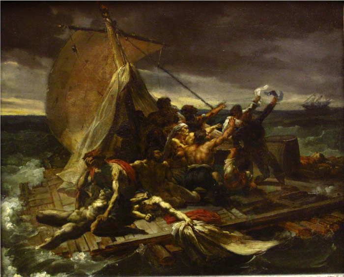 西奥多·杰利柯(Théodore Géricault)高清作品(27)-美杜莎木筏研究