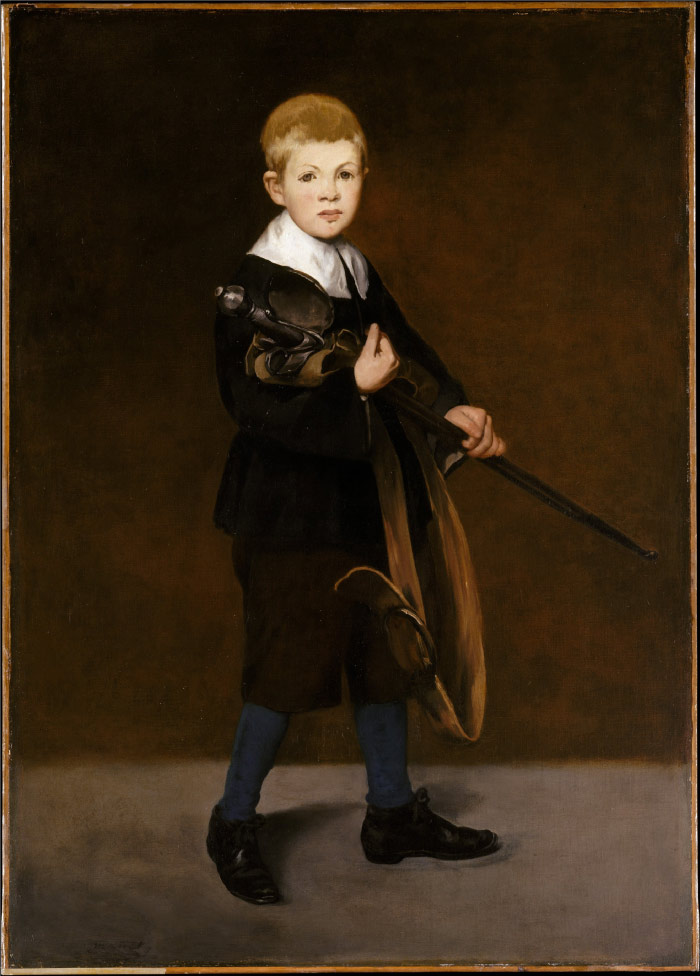 爱德华·马奈（édouard Manet）高清作品-拿剑的男孩
