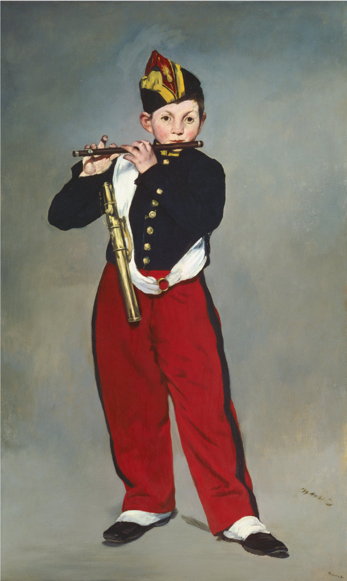 爱德华·马奈（édouard Manet）高清作品-吹笛少年