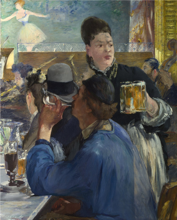 爱德华·马奈（édouard Manet）高清作品-咖啡厅的一角