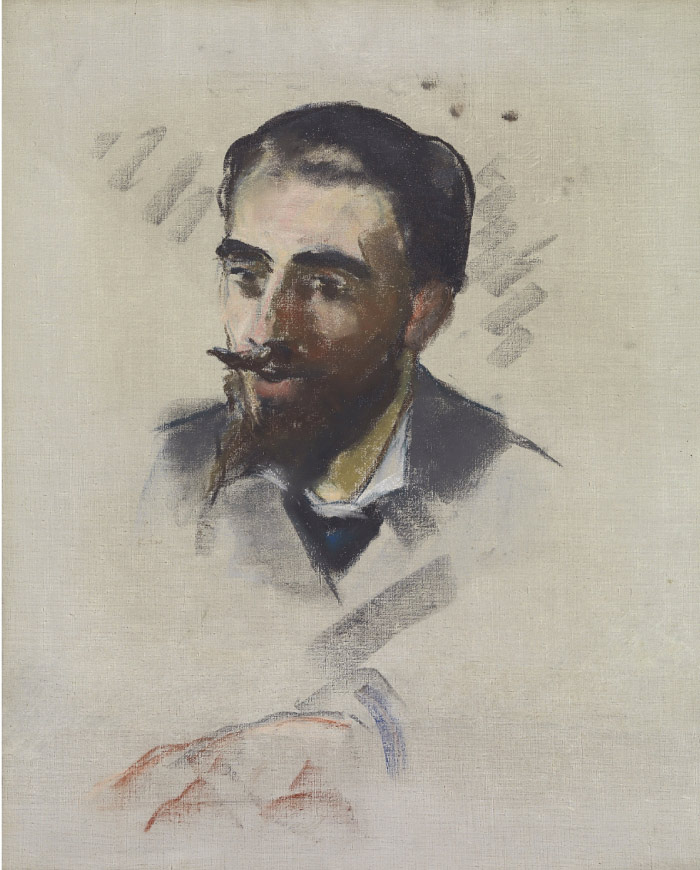 爱德华·马奈（édouard Manet）高清作品-留胡须的年轻人