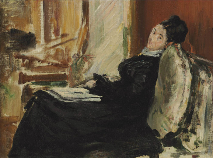 爱德华·马奈（édouard Manet）高清作品-年轻的女人