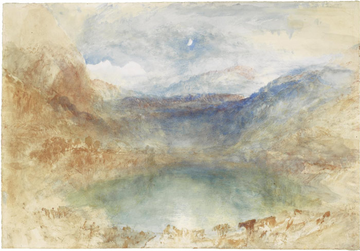 特纳（J. M. W. Turner）高清作品-瑞士的伦格伦泽湖