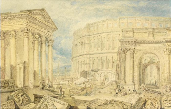 特纳（J. M. W. Turner）高清作品-罗马竞技场