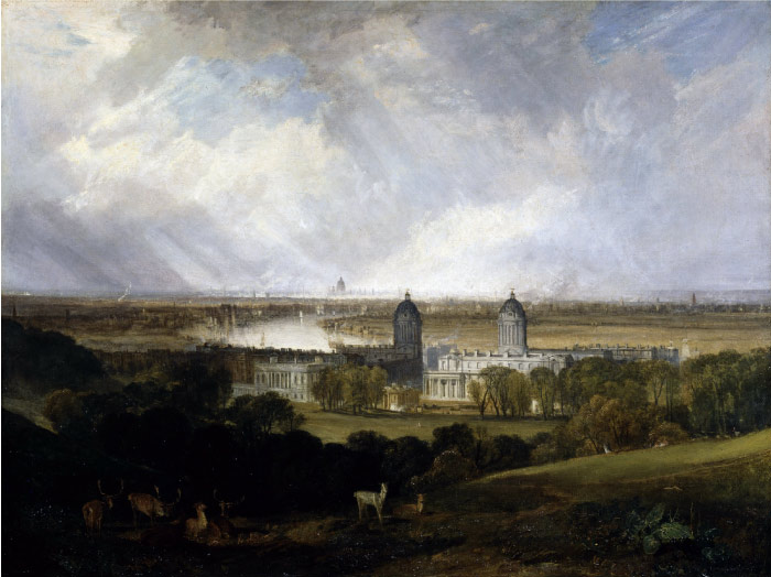 特纳(J. M. W. Turner)高清作品-伦敦的格林尼治公园