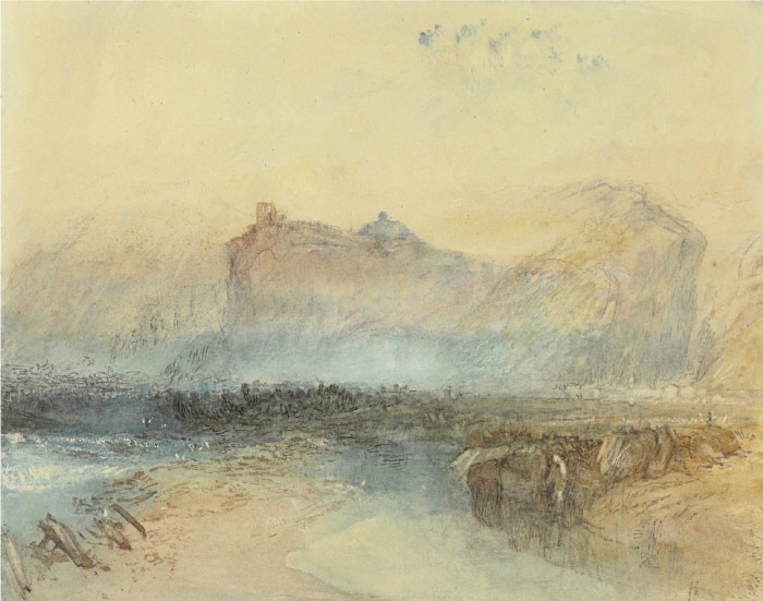 特纳（J. M. W. Turner）高清作品-峡谷风景画
