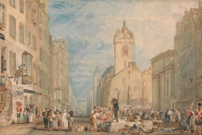特纳（J. M. W. Turner）高清作品-热闹的城市