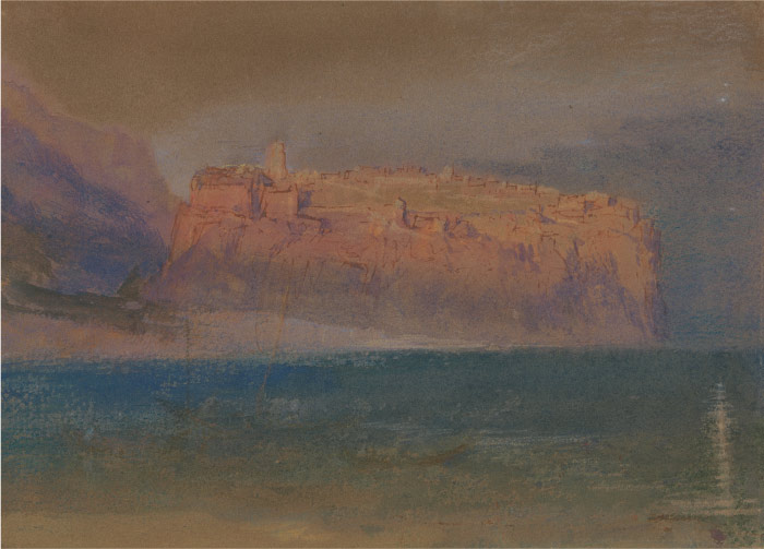 特纳（J. M. W. Turner）高清作品-远山油画（159）